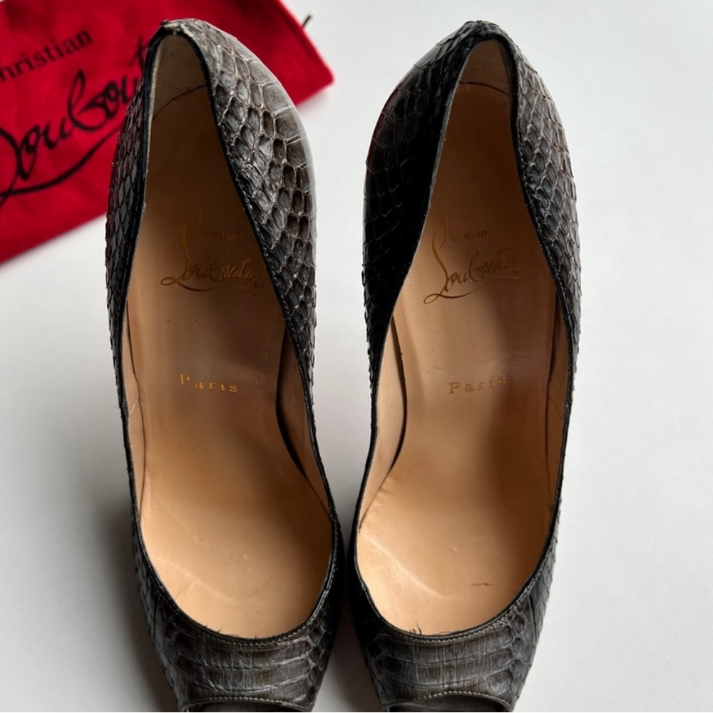 Louboutin Python Grey - Picture 5 of 10
